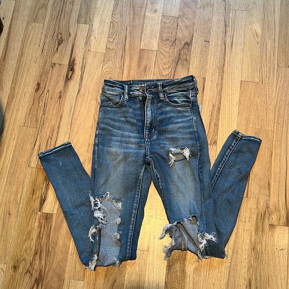 American eagle next level stretch skinny jeans